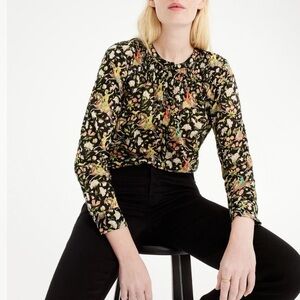 Drake’s J Crew  Floral Blouse